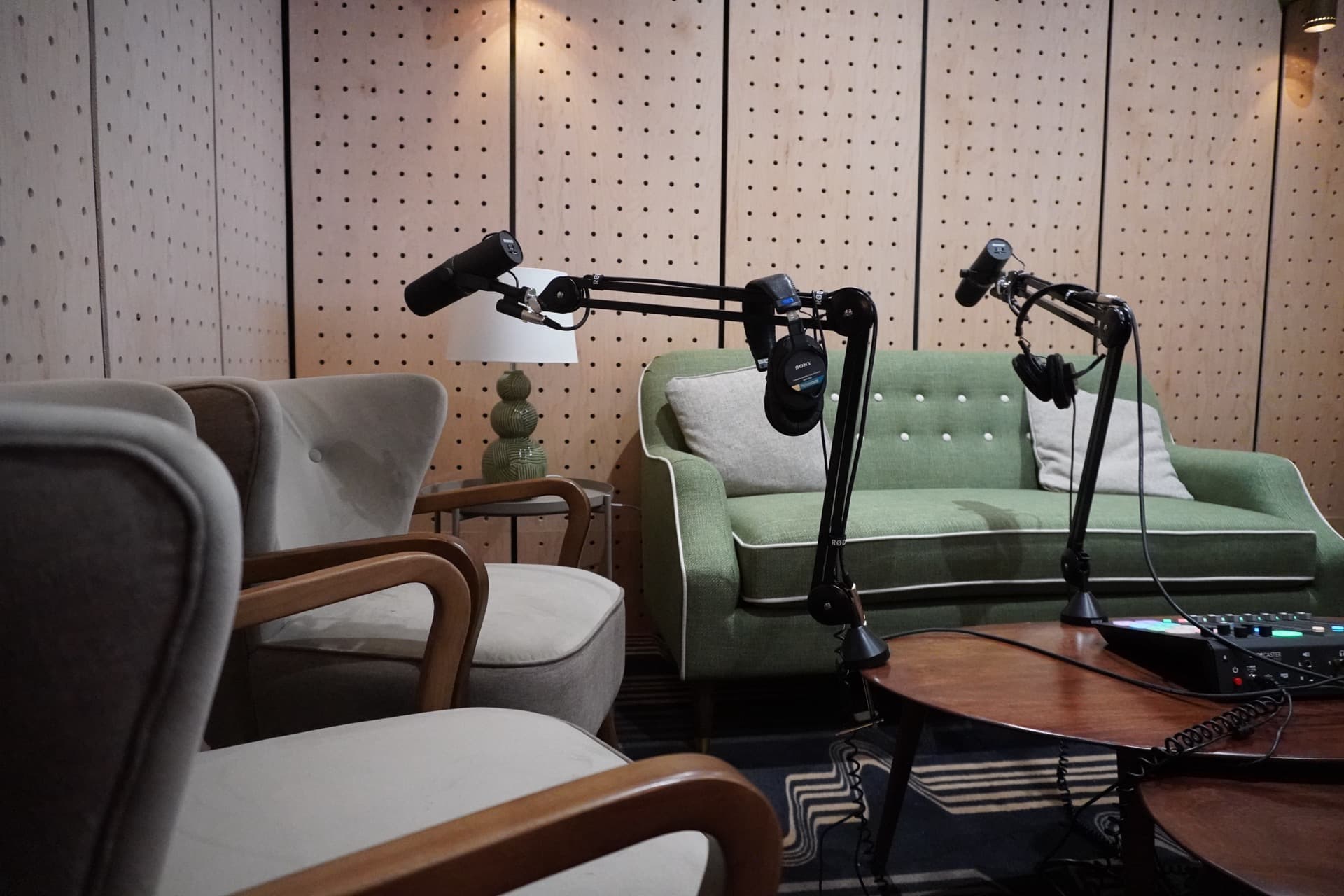 Voices Studio recording setup